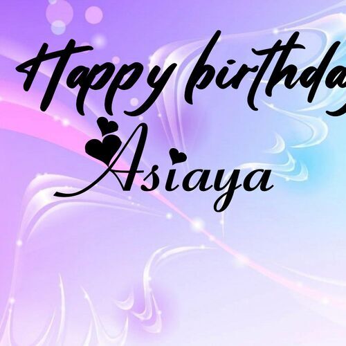 Открытка Asiaya Happy birthday