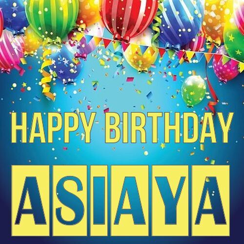 Открытка Asiaya Happy birthday