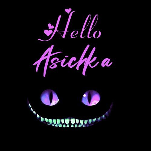 Открытка Asichka Hello