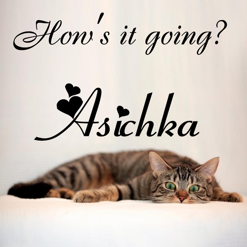 Открытка Asichka How