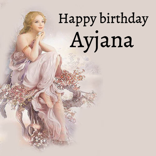 Открытка Ayjana Happy birthday