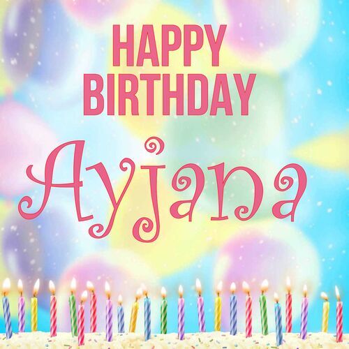 Открытка Ayjana Happy birthday