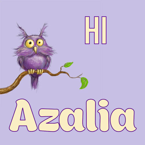 Открытка Azalia Hi