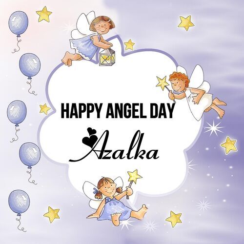 Открытка Azalka Happy angel day