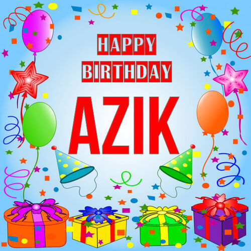 Открытка Azik Happy birthday