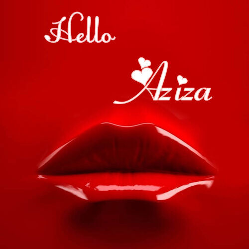 Открытка Aziza Hello