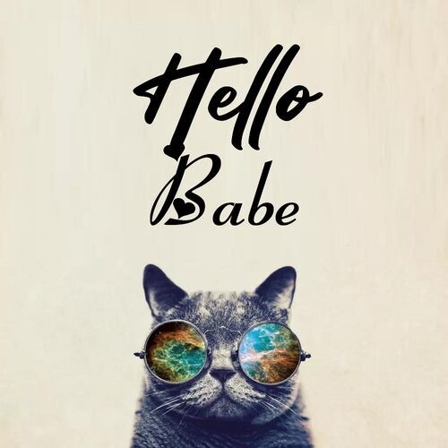 Открытка Babe Hello