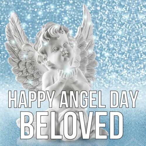 Открытка Beloved Happy angel day