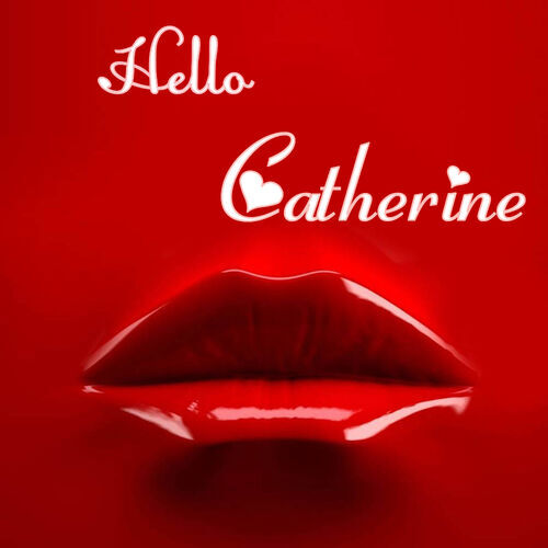 Открытка Catherine Hello