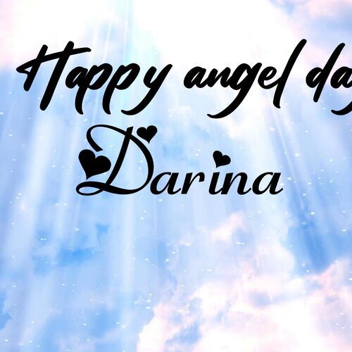 Открытка Darina Happy angel day