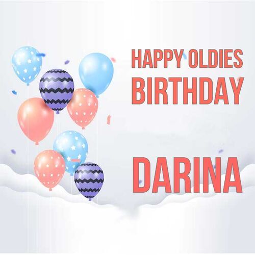 Открытка Darina Happy oldies birthday