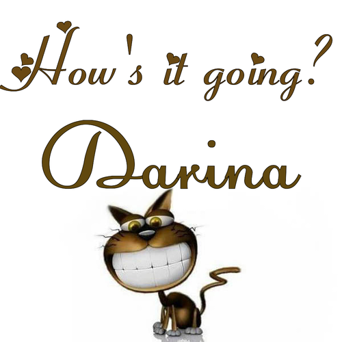 Открытка Darina How