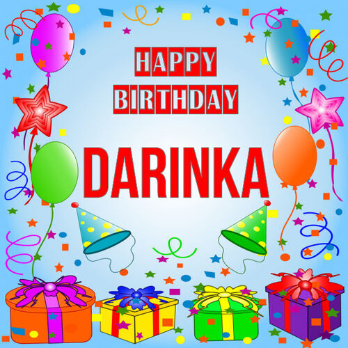 Открытка Darinka Happy birthday