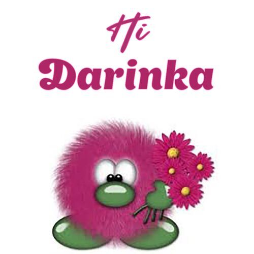 Открытка Darinka Hi