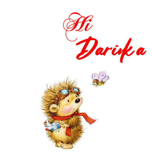 Открытка Darinka Hi