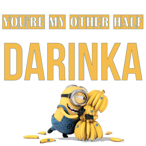 Открытка Darinka You