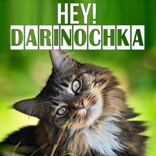 Открытка Darinochka Hey!