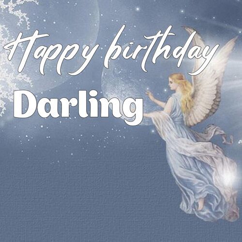 Открытка Darling Happy birthday