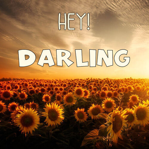 Открытка Darling Hey!