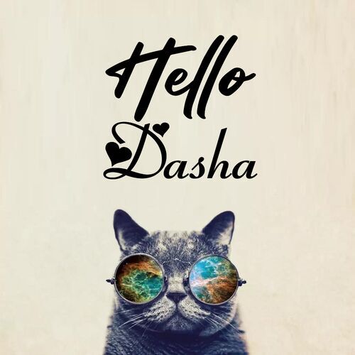 Открытка Dasha Hello