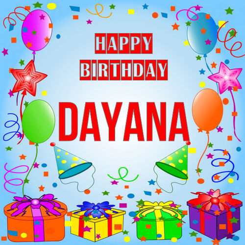 Открытка Dayana Happy birthday