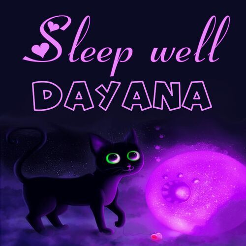 Открытка Dayana Sleep well