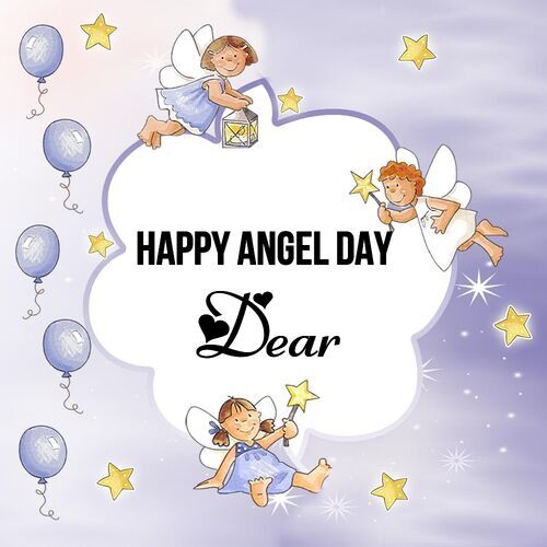 Открытка Dear Happy angel day