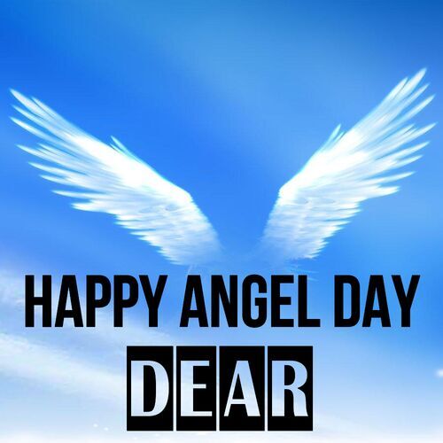 Открытка Dear Happy angel day