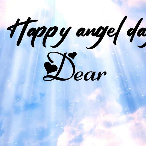 Открытка Dear Happy angel day