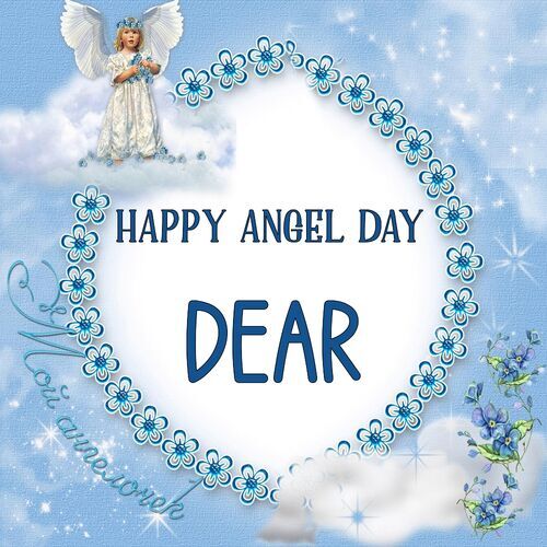 Открытка Dear Happy angel day