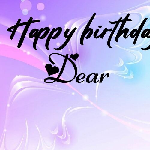 Открытка Dear Happy birthday