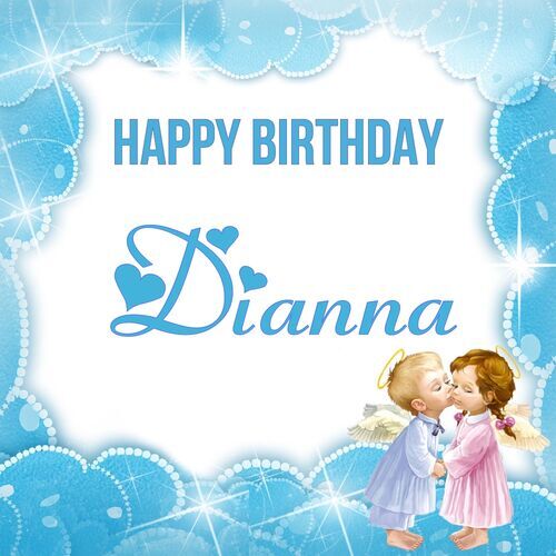 Открытка Dianna Happy birthday