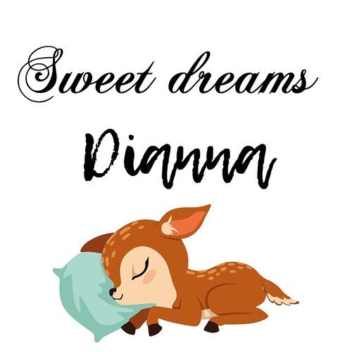 Открытка Dianna Sweet dreams