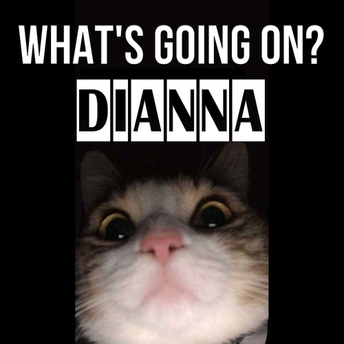 Открытка Dianna What