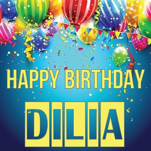 Открытка Dilia Happy birthday