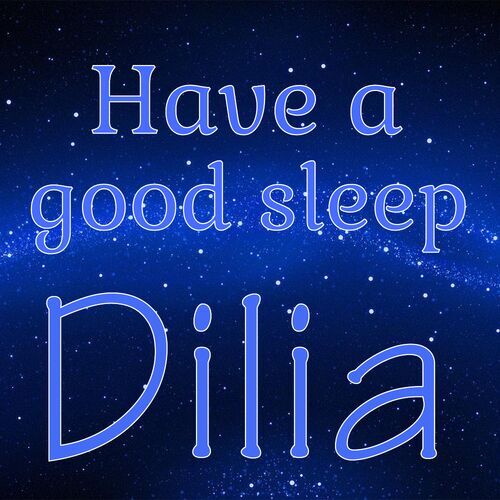 Открытка Dilia Have a good sleep