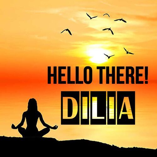 Открытка Dilia Hello there!