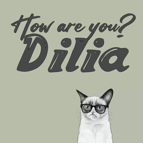 Открытка Dilia How are you?