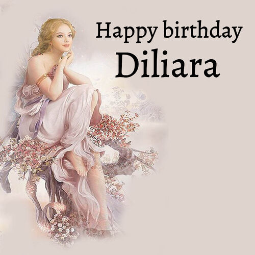 Открытка Diliara Happy birthday