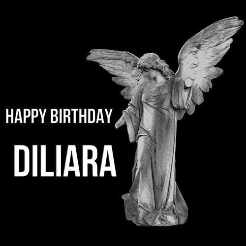 Открытка Diliara Happy birthday