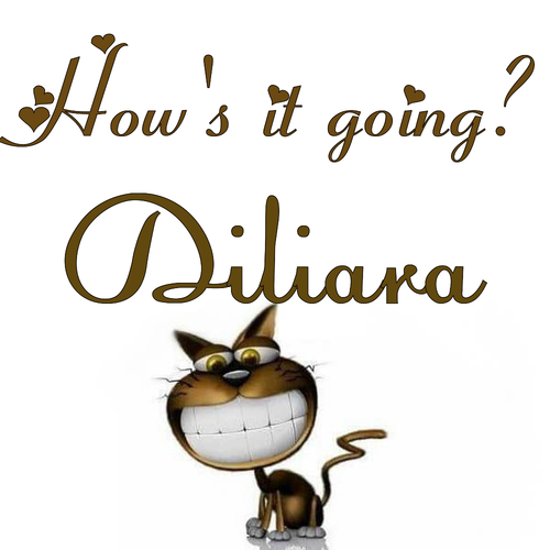 Открытка Diliara How