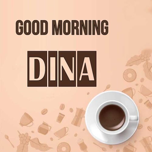 Открытка Dina Good morning