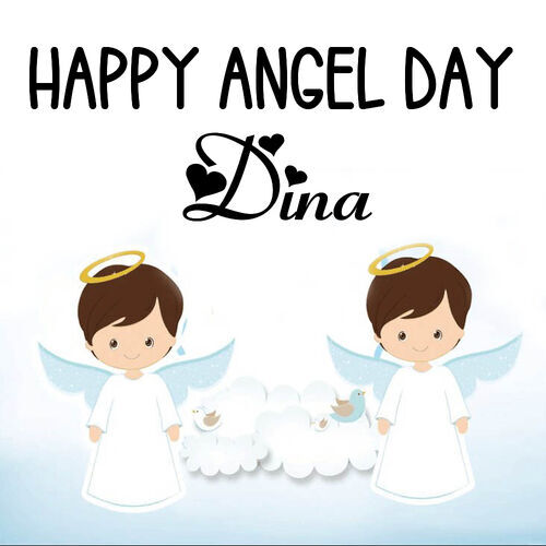 Открытка Dina Happy angel day