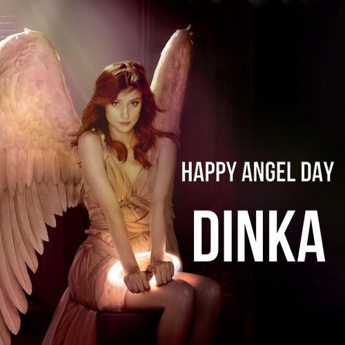 Открытка Dinka Happy angel day