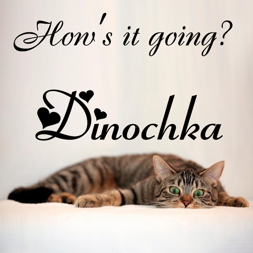 Открытка Dinochka How