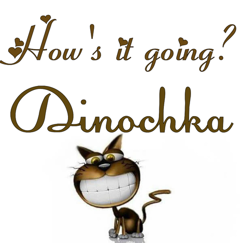 Открытка Dinochka How