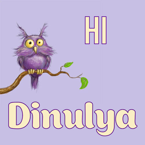 Открытка Dinulya Hi