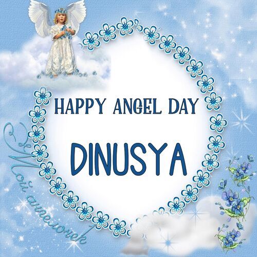 Открытка Dinusya Happy angel day