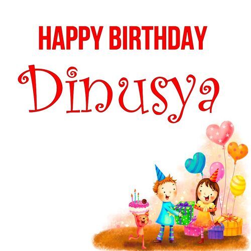 Открытка Dinusya Happy birthday