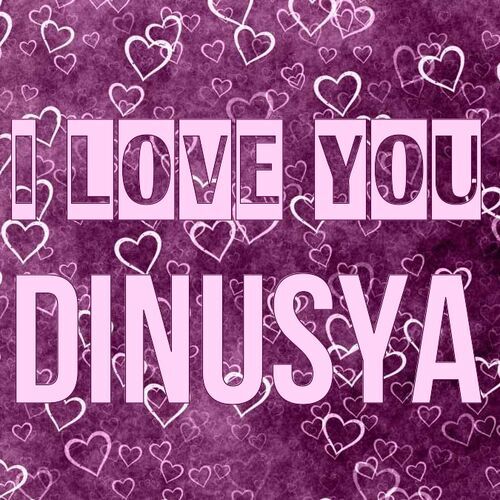 Открытка Dinusya I love you